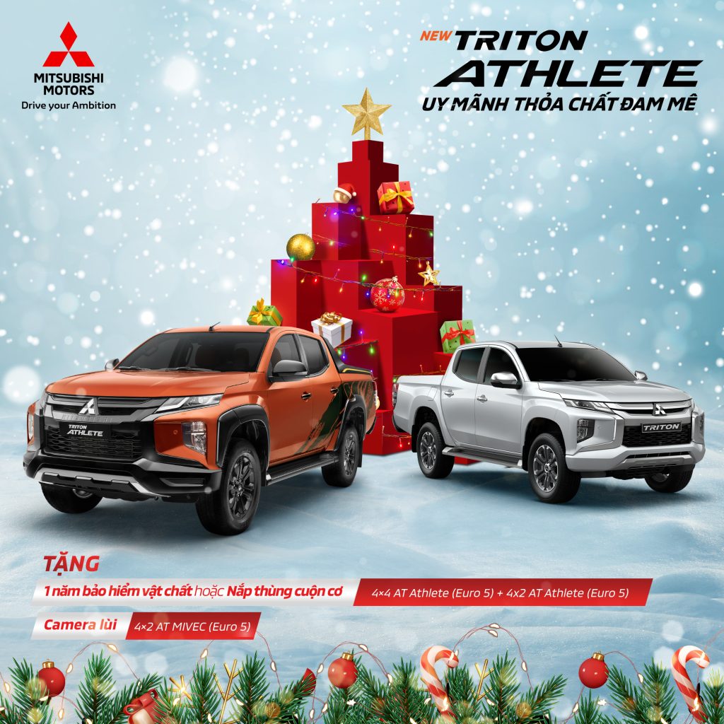 Triton Khuyến mại tháng 12 tại Mitsubishi Việt Hồng - Hoàng Mai