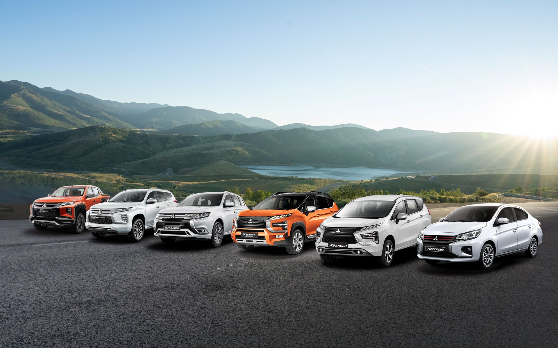 promotion lineup - Mitsubishi Việt Hồng - Hoàng Mai